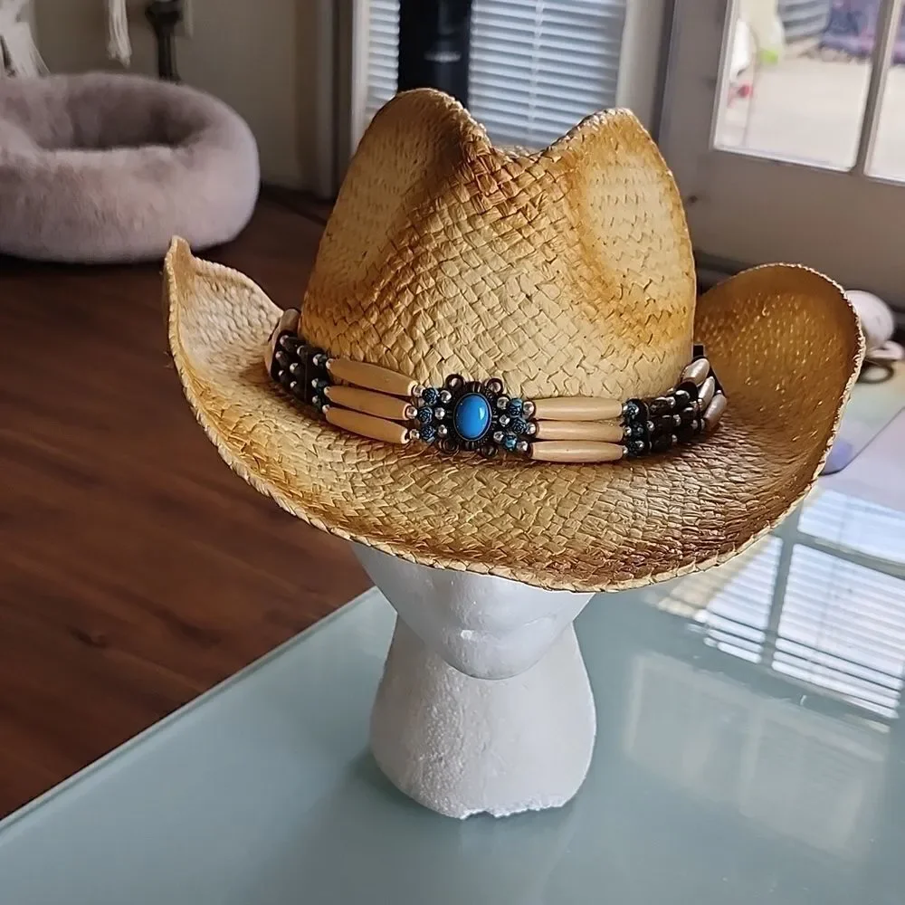 Milani Western Boho Hat With Bendable Brim Coastal Cowgirl Festival Gorpcore